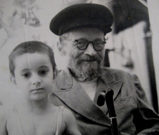 Реб Залман с внуком
