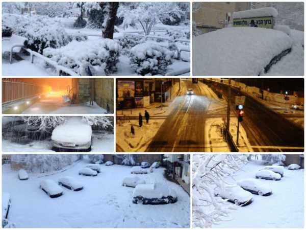 Иерусалим в снегу
