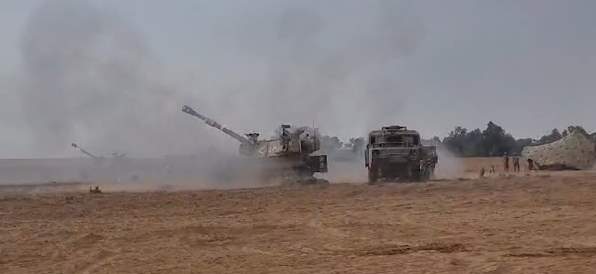 Артиллерийские войска на территории сектора Газа